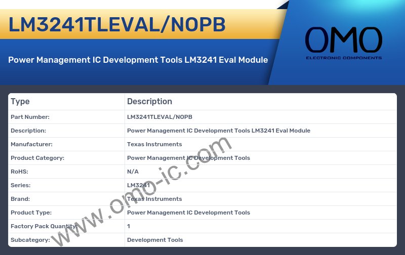 LM3241TLEVAL/NOPB