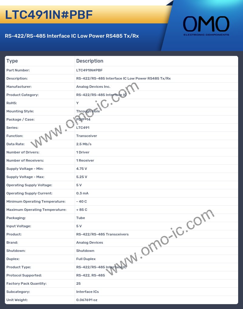 LTC491IN#PBF