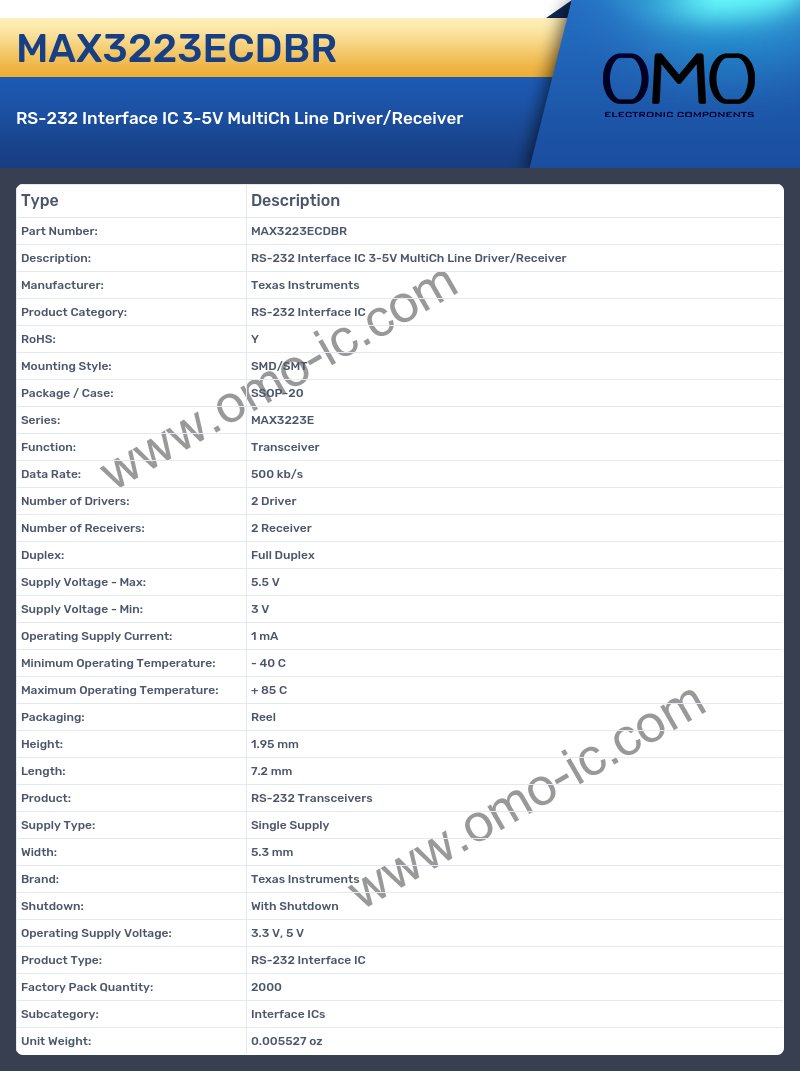 MAX3223ECDBR
