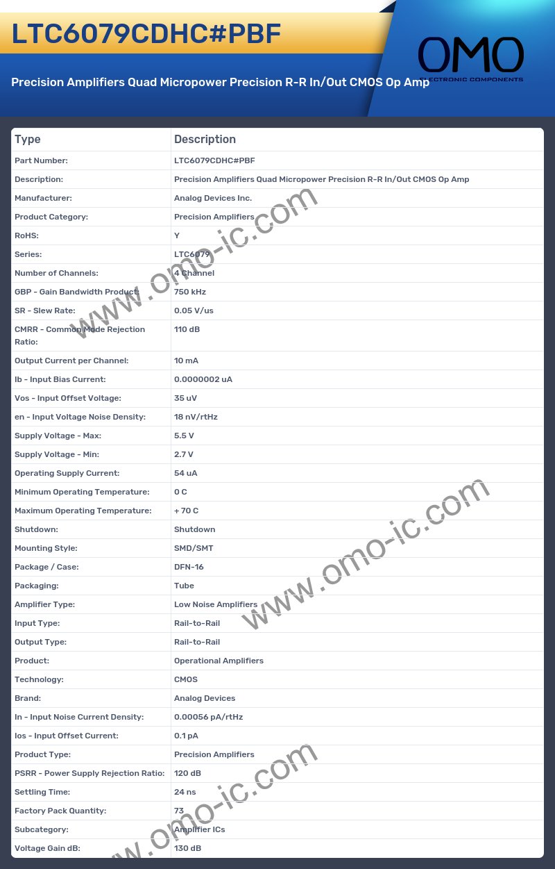 LTC6079CDHC#PBF