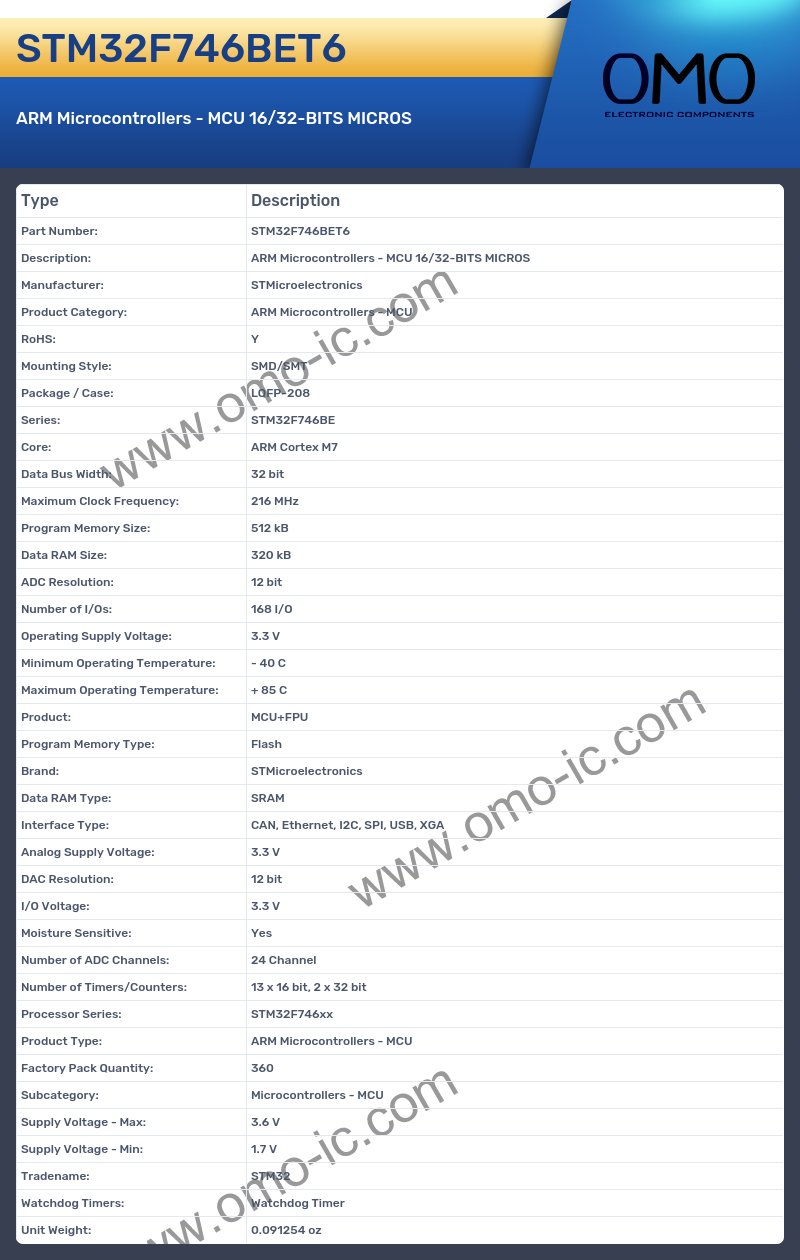 STM32F746BET6