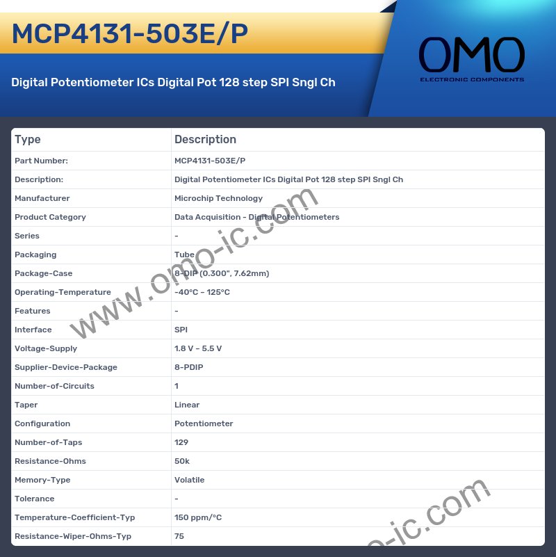 MCP4131-503E/P