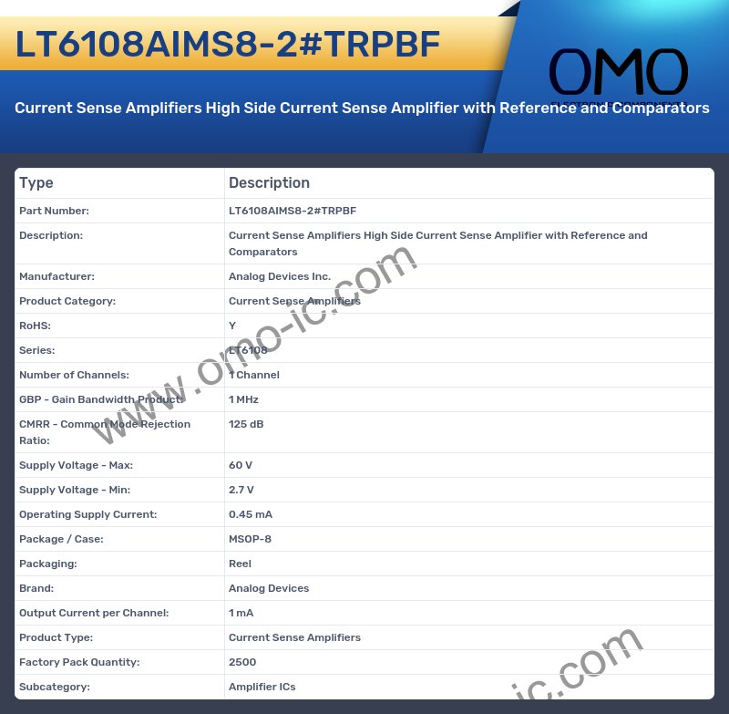 LT6108AIMS8-2#TRPBF