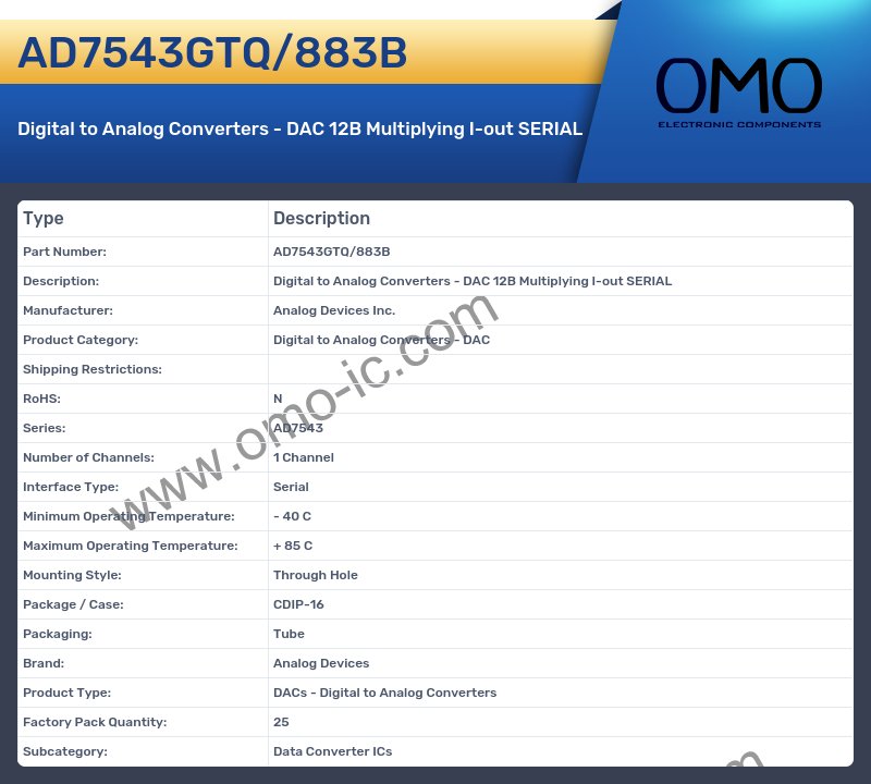 AD7543GTQ/883B