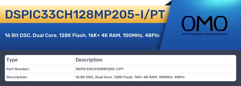 DSPIC33CH128MP205-I/PT