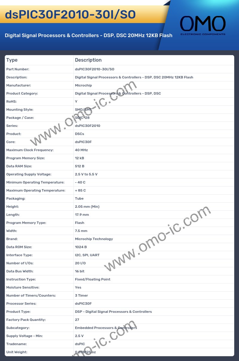 dsPIC30F2010-30I/SO