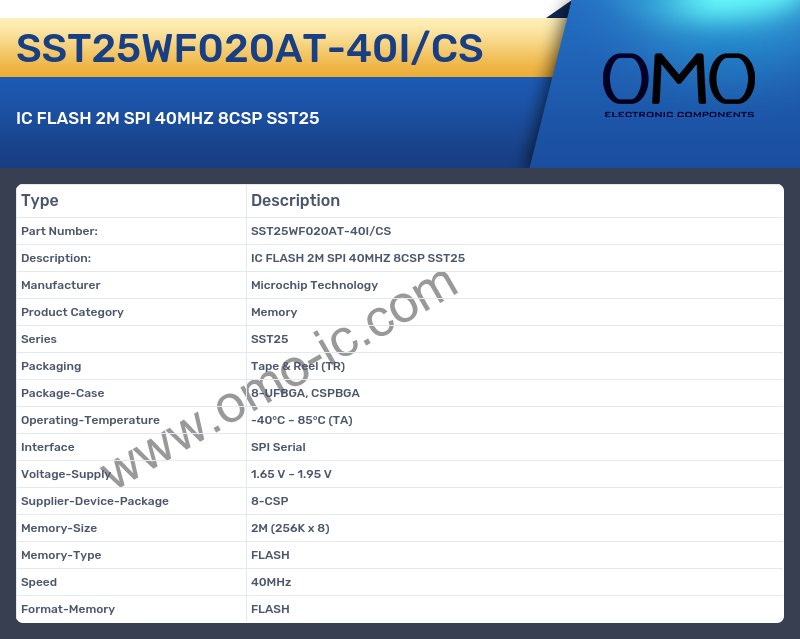 SST25WF020AT-40I/CS