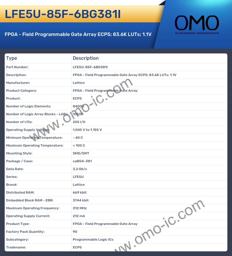 LFE5U-85F-6BG381I