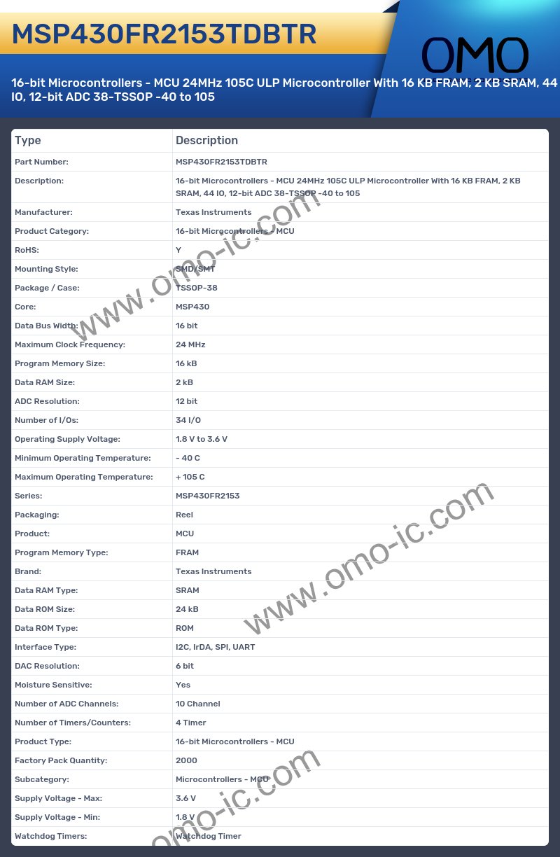 MSP430FR2153TDBTR