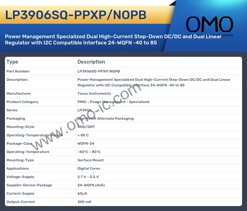 LP3906SQ-PPXP/NOPB