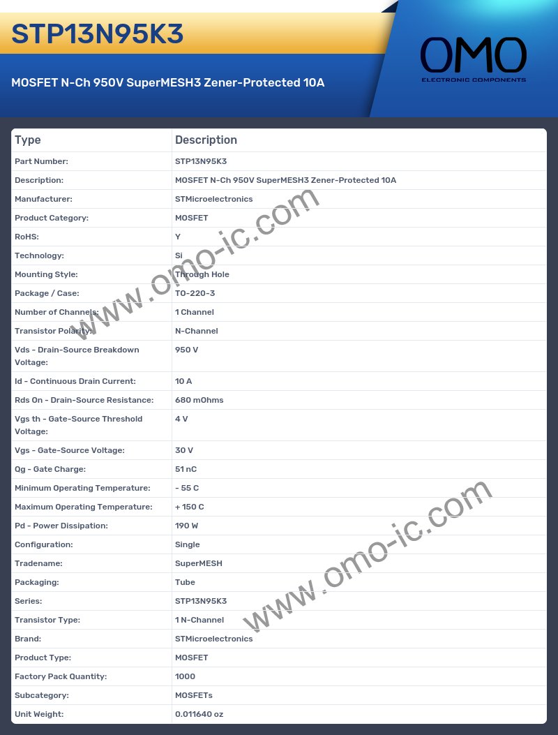 STP13N95K3
