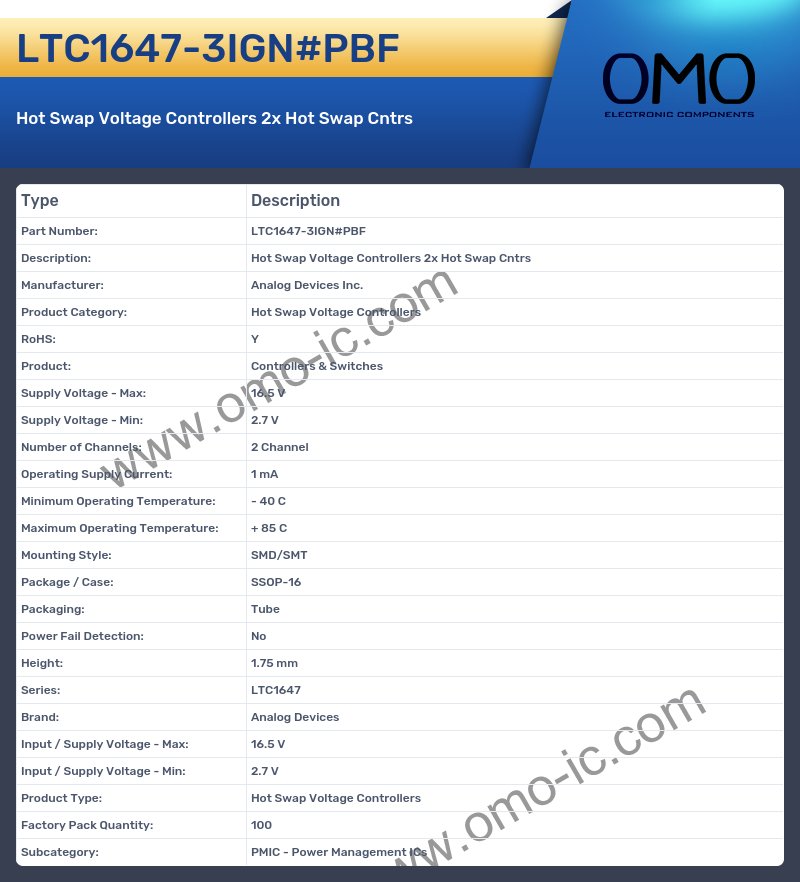 LTC1647-3IGN#PBF