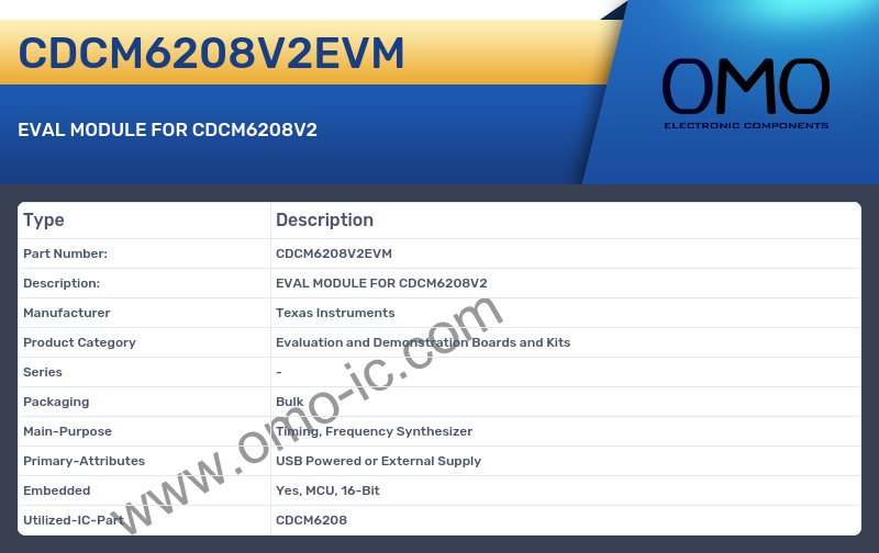 CDCM6208V2EVM