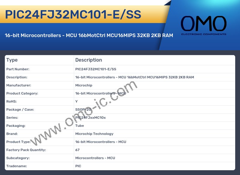 PIC24FJ32MC101-E/SS