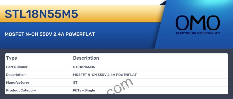 STL18N55M5