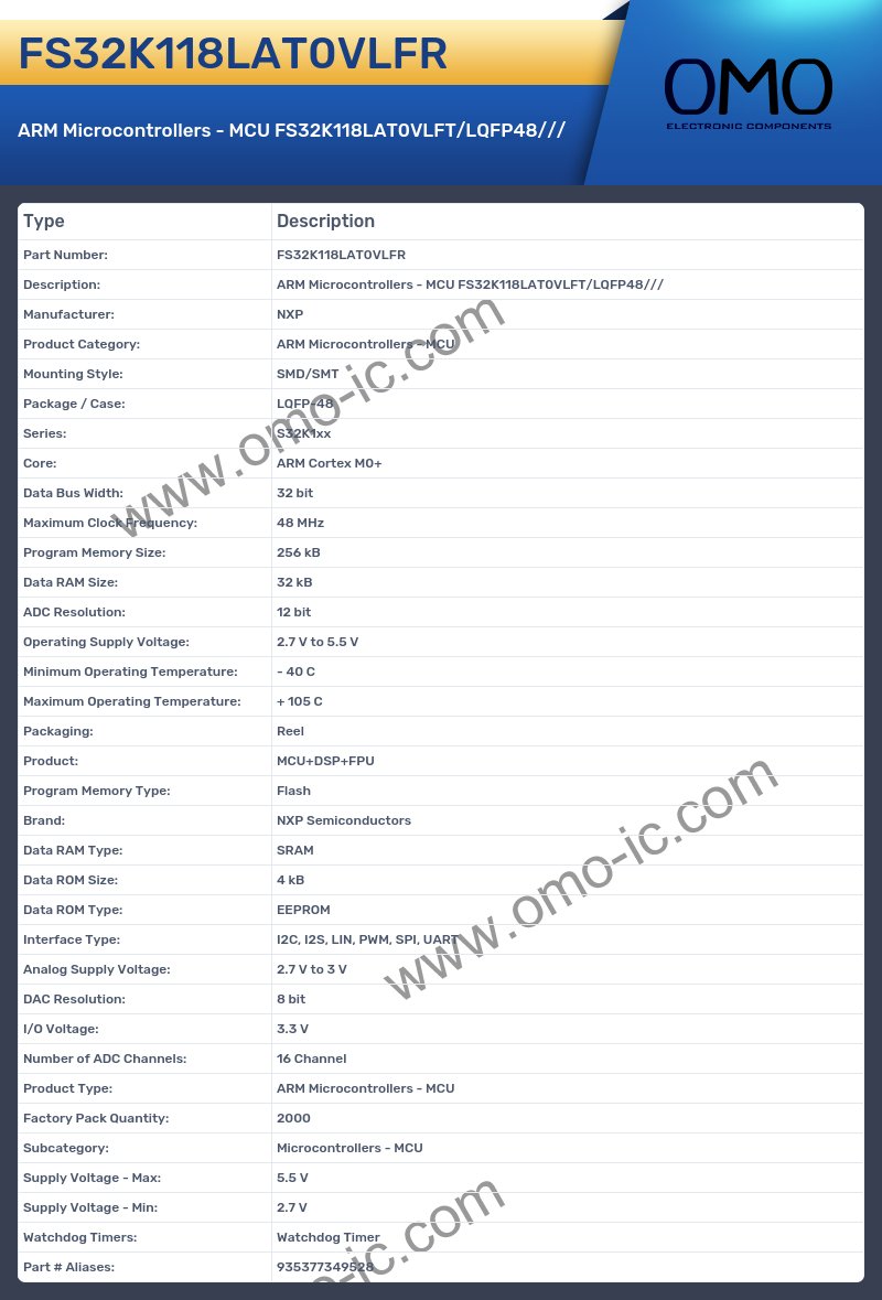 FS32K118LAT0VLFR