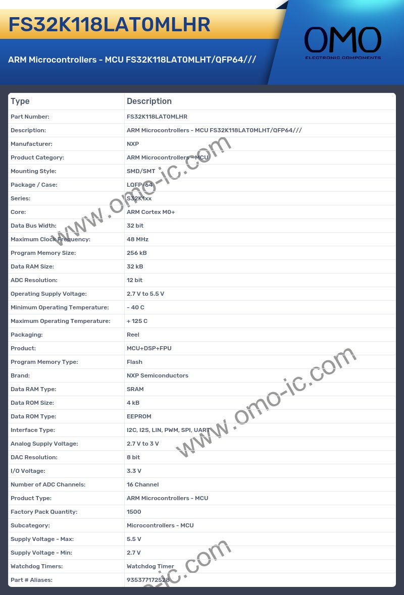FS32K118LAT0MLHR