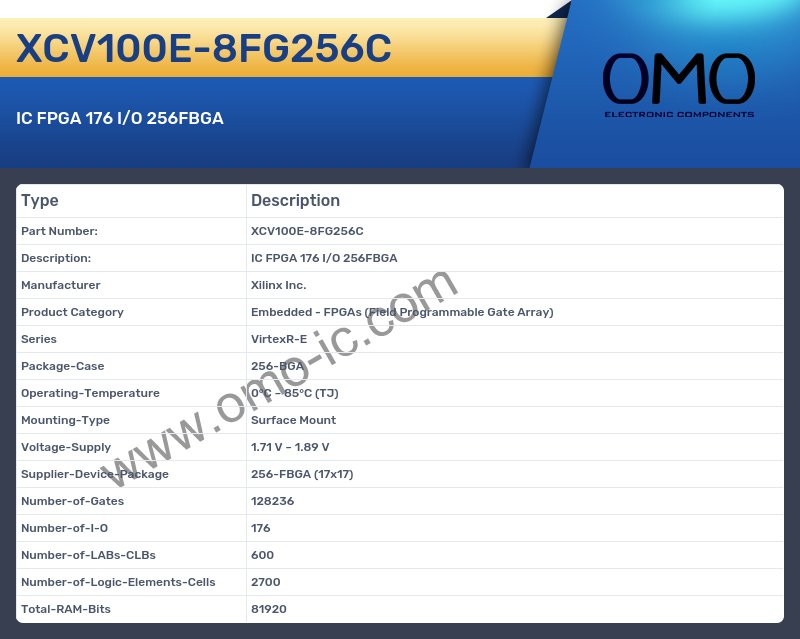 XCV100E-8FG256C