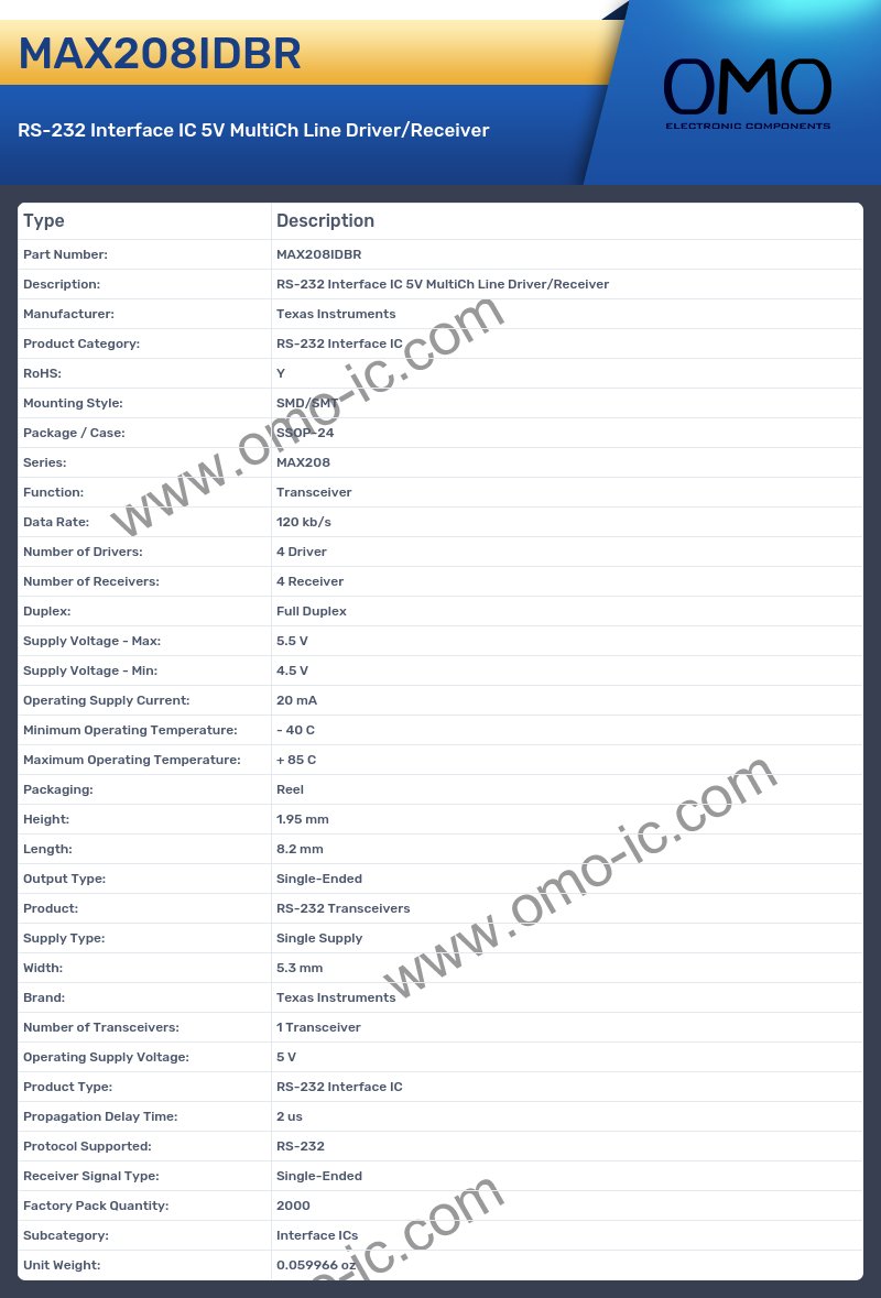 MAX208IDBR