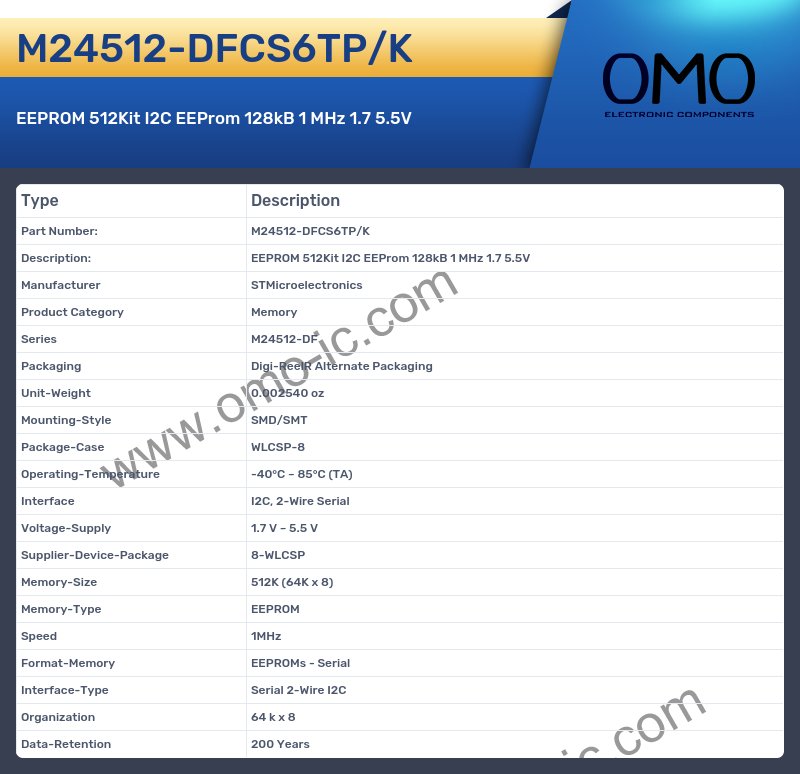 M24512-DFCS6TP/K