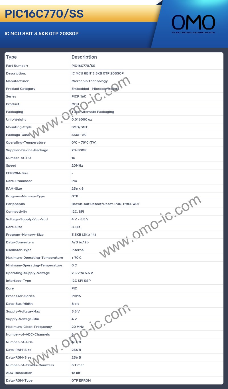 PIC16C770/SS