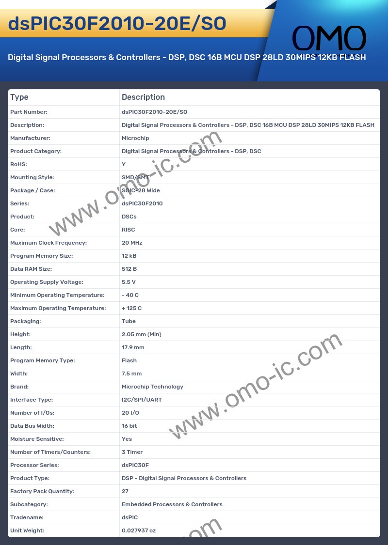 dsPIC30F2010-20E/SO