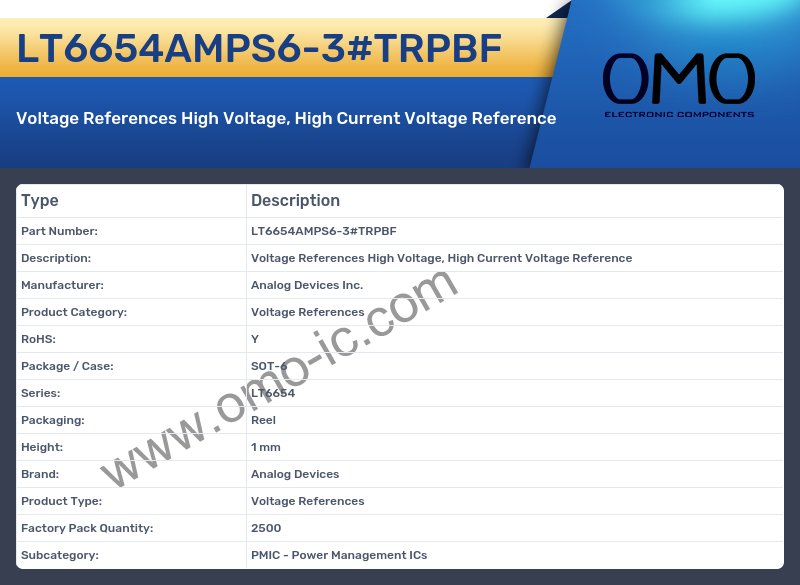LT6654AMPS6-3#TRPBF