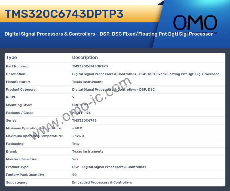TMS320C6743DPTP3