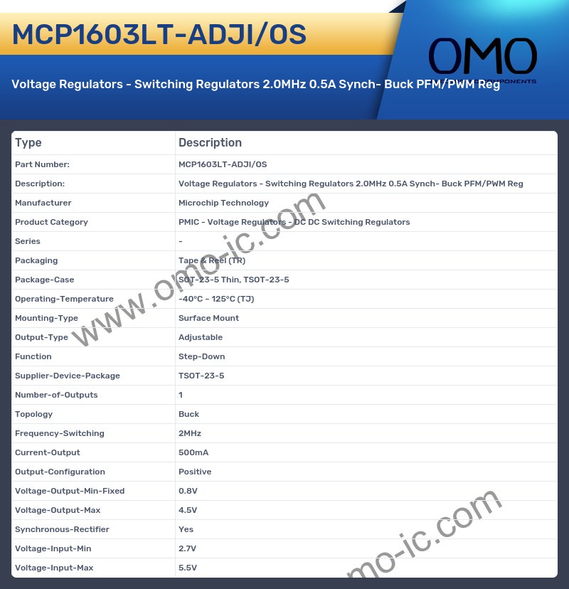 MCP1603LT-ADJI/OS