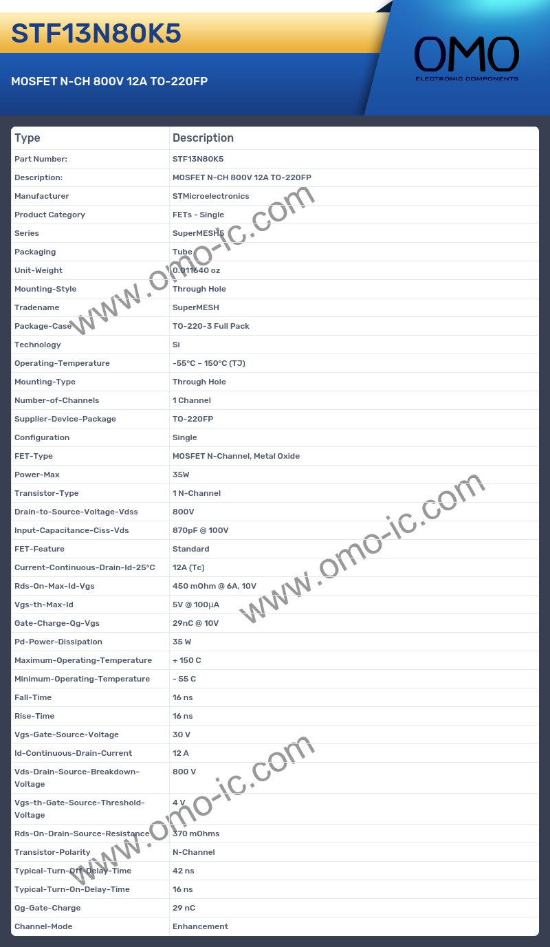 STF13N80K5