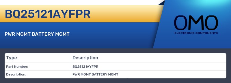 BQ25121AYFPR