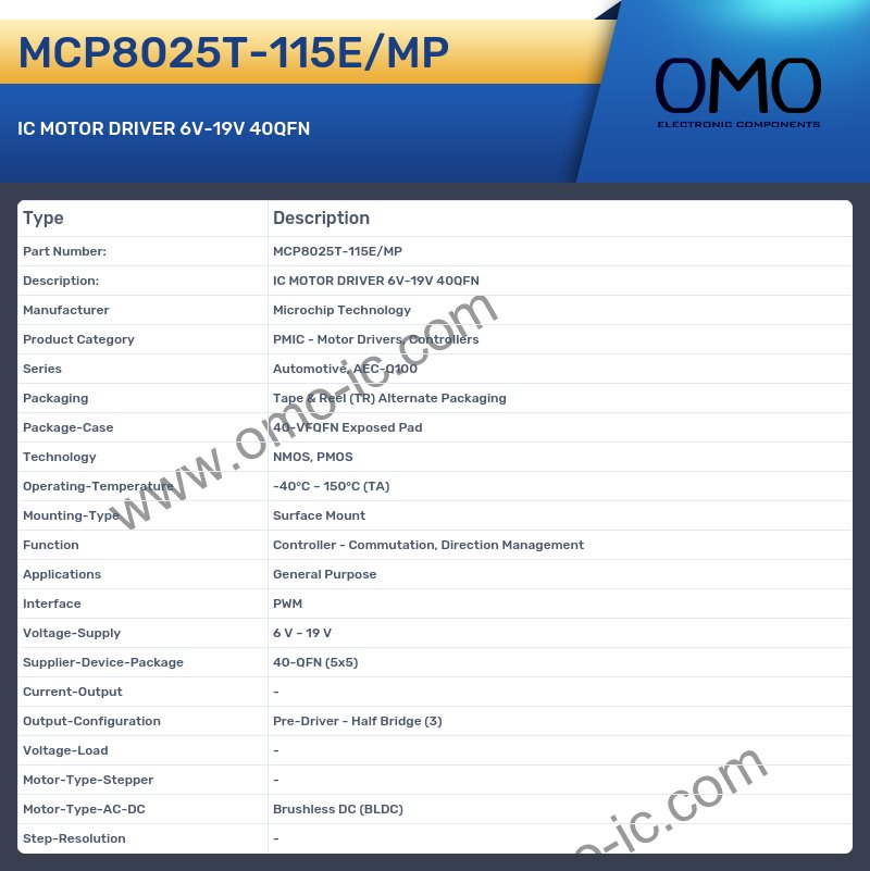 MCP8025T-115E/MP