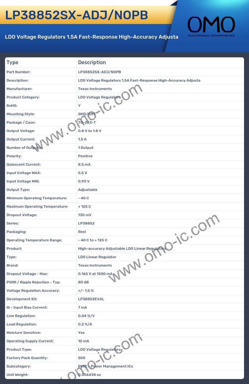 LP38852SX-ADJ/NOPB