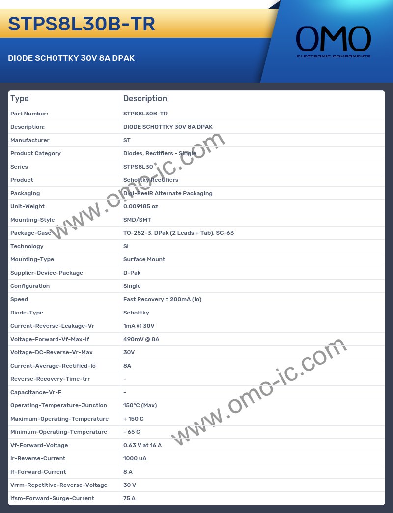 STPS8L30B-TR