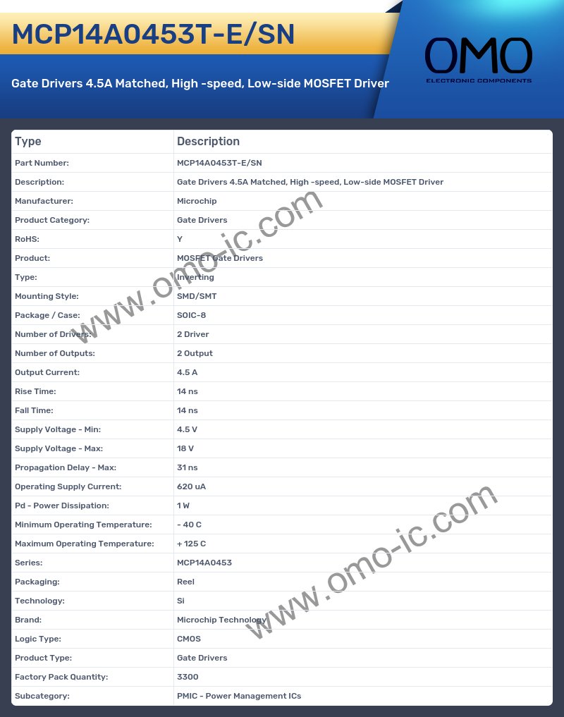 MCP14A0453T-E/SN