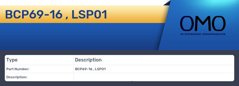 BCP69-16 , LSP01