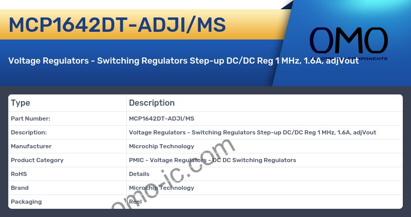 MCP1642DT-ADJI/MS