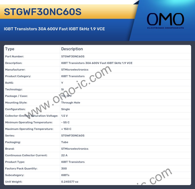 STGWF30NC60S