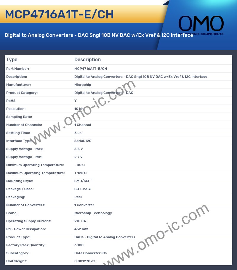 MCP4716A1T-E/CH