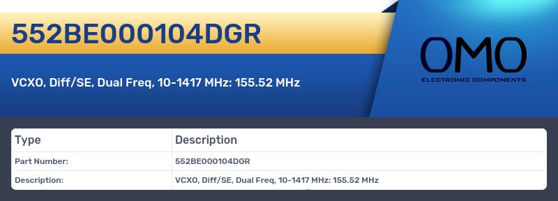 552BE000104DGR