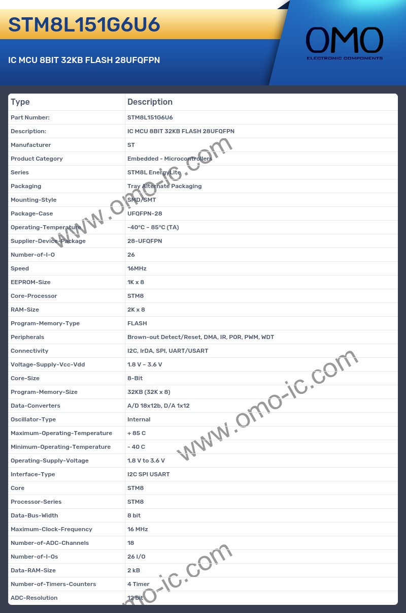 STM8L151G6U6