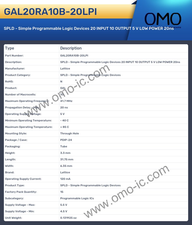 GAL20RA10B-20LPI