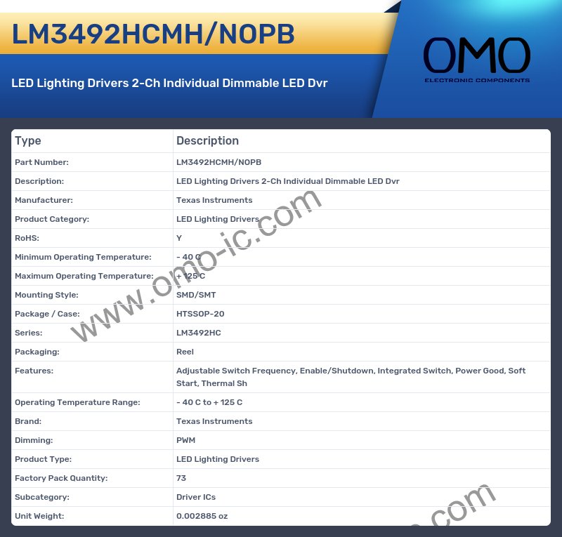 LM3492HCMH/NOPB