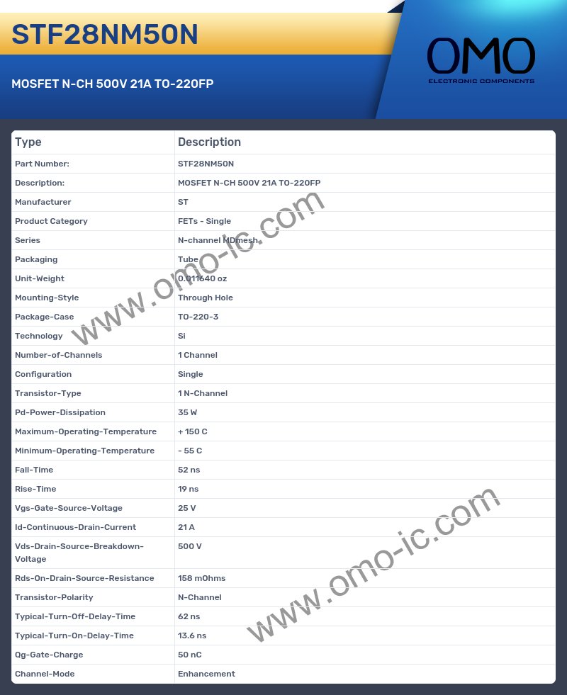 STF28NM50N