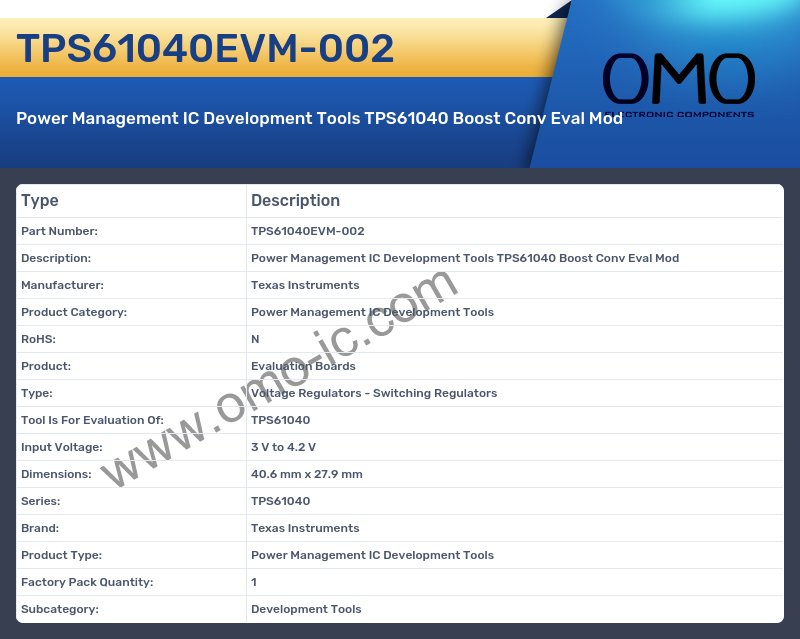 TPS61040EVM-002