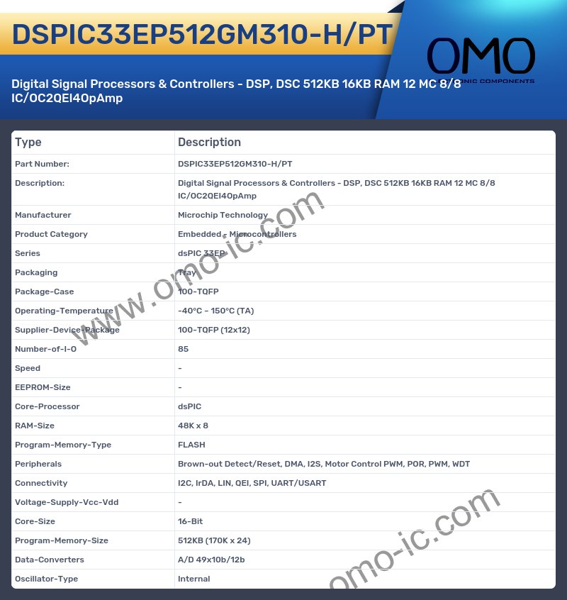 DSPIC33EP512GM310-H/PT