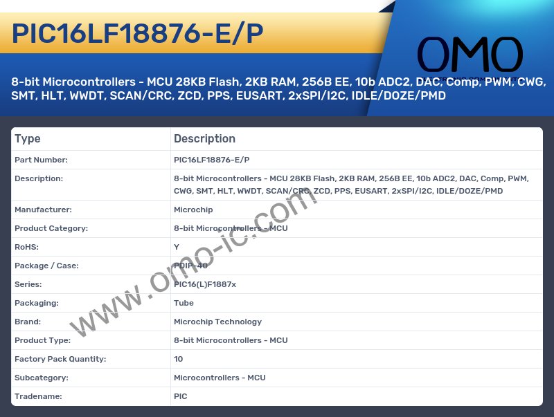 PIC16LF18876-E/P