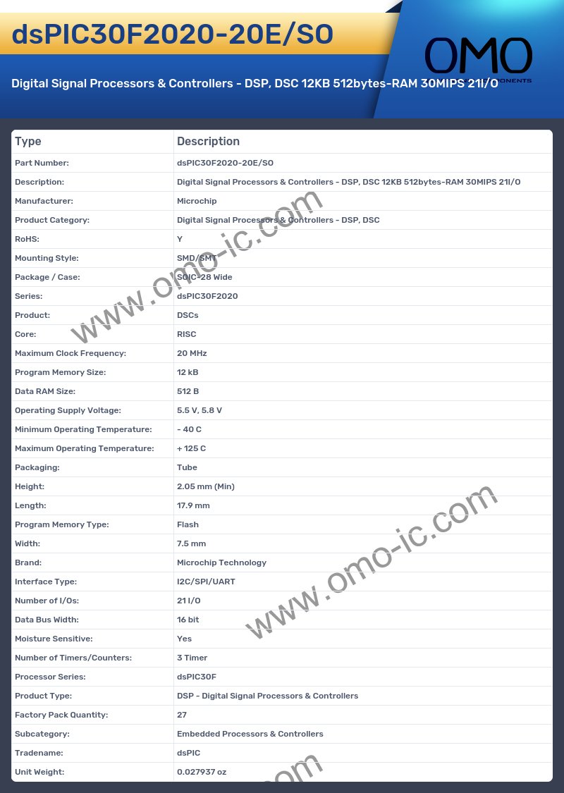 dsPIC30F2020-20E/SO