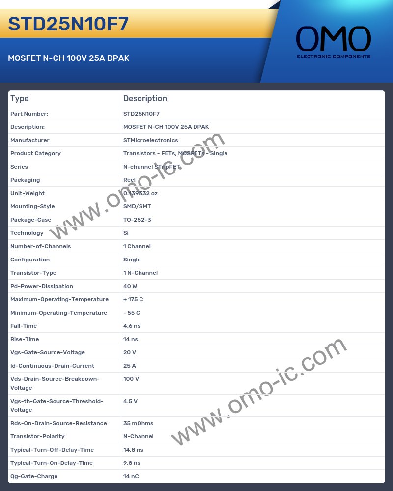 STD25N10F7
