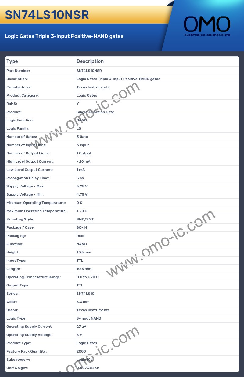 SN74LS10NSR